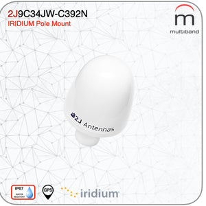 2J9C34JW-C392N GPS Galileo High Performance Iridium Certified Pole Mount Antenna - www.multiband-antennas.com