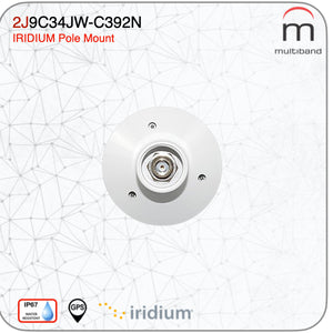 2J9C34JW-C392N GPS Galileo High Performance Iridium Certified Pole Mount Antenna - www.multiband-antennas.com