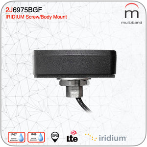 2J6975BGF LTE/GNSS/Iridium Certified Body Mount Antenna - www.multiband-antennas.com