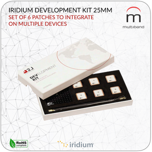 Iridium Ceramic Patch Development Kit 25mm - www.multiband-antennas.com