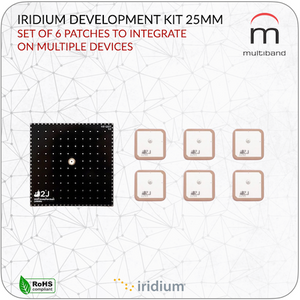 Iridium Ceramic Patch Development Kit 25mm - www.multiband-antennas.com