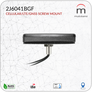 2J6041BGF CELLULAR/LTE/GNSS Screw Mount - www.multiband-antennas.com