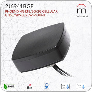 2J6941BGF LTE/GNSS/GPS Screw Mount - www.multiband-antennas.com