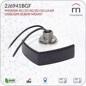 2J6941BGF LTE/GNSS/GPS Screw Mount - www.multiband-antennas.com