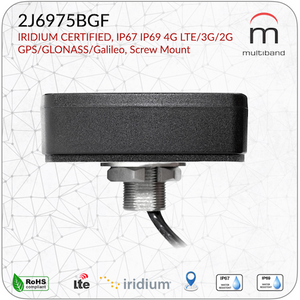 2J6975BGF LTE/GNSS/Iridium Screw Mount - www.multiband-antennas.com