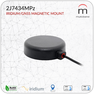 2J7434MPz GNSS and Iridium Mag Mount - www.multiband-antennas.com