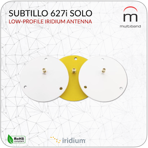Subtillo 627i Solo Low Profile Iridium - www.multiband-antennas.com