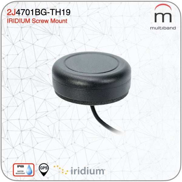 2J4701BG-TH19 GPS/GLONASS Screw Mount Antenna - www.multiband-antennas.com