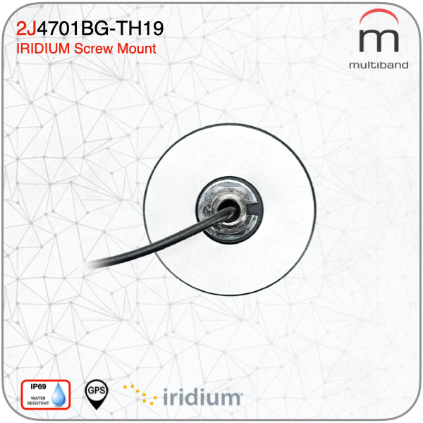 2J4701BG-TH19 GPS/GLONASS Screw Mount Antenna - www.multiband-antennas.com