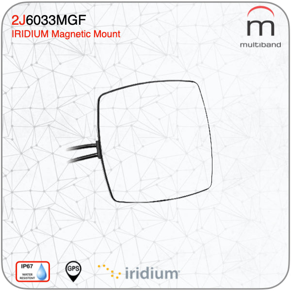 2J6033MGF Iridium/GPS Magnetic Mount Antenna - www.multiband-antennas.com
