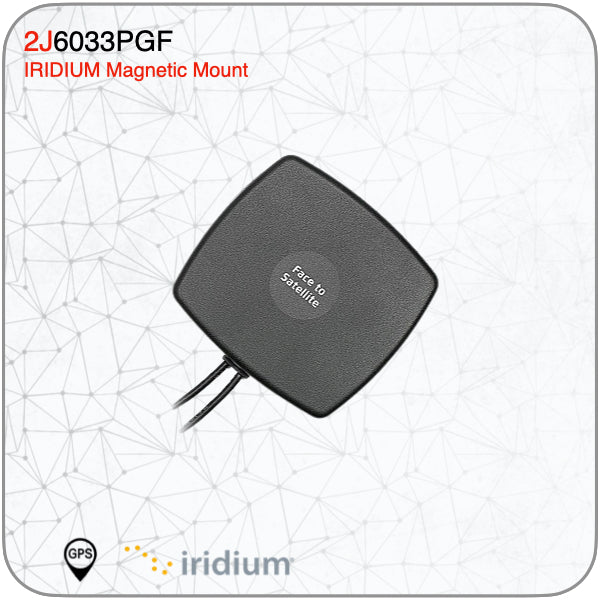 2J6033PGF Iridium/GPS Patch Mount Antenna - www.multiband-antennas.com