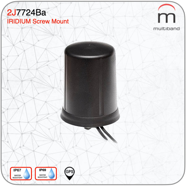 2J7724Ba CELLULAR/LTE MIMO Screw Mount Antenna - www.multiband-antennas.com