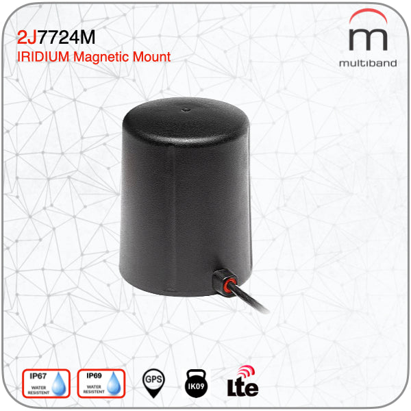 2J7724M CELLULAR/LTE MIMO Magnetic Mount Antenna - www.multiband-antennas.com