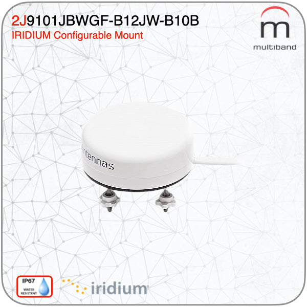 2J9126JBW-B12JW-B10BW Iridium Certified Configurable Mounting Marine Antenna - www.multiband-antennas.com