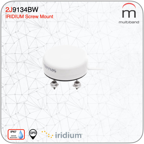 2J9134BW Iridium Certified Marine Antenna - www.multiband-antennas.com