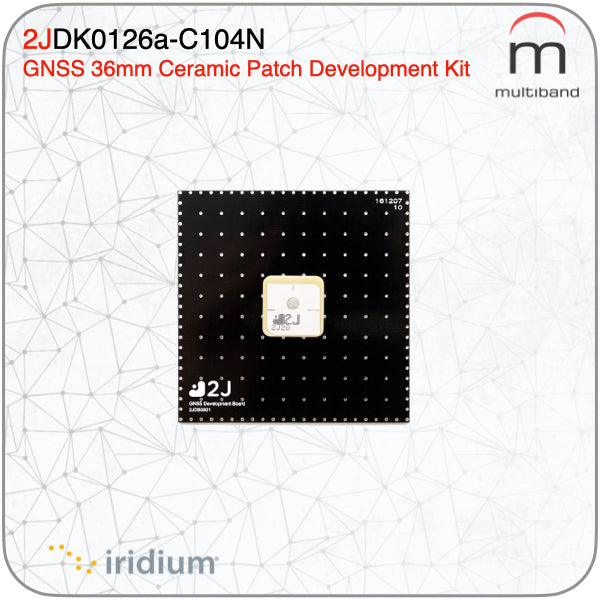 2JDK0126A-C104N Iridium Ceramic Patch Development Kit 36mm - www.multiband-antennas.com