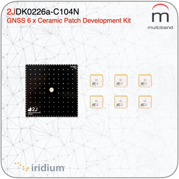 2JDK0226a-C104N Iridium Ceramic Patch Development Kit 25mm - www.multiband-antennas.com