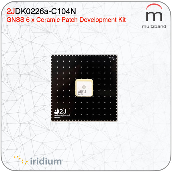 2JDK0226a-C104N Iridium Ceramic Patch Development Kit 25mm - www.multiband-antennas.com