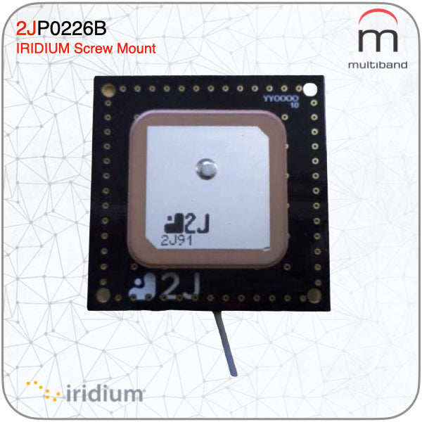 2JP0226B IRIDIUM Screw Mount Antenna - www.multiband-antennas.com