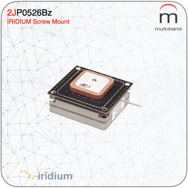 2JP0526Bz Iridium Certified High-Performance Internal Passive Screw Mount Antenna - www.multiband-antennas.com