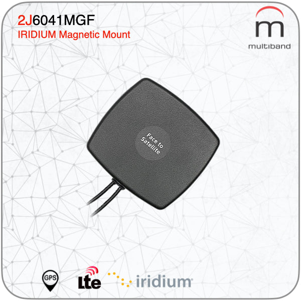 2J6041MGF CELLULAR/LTE/GNSS Magnetic Mount Antenna - www.multiband-antennas.com