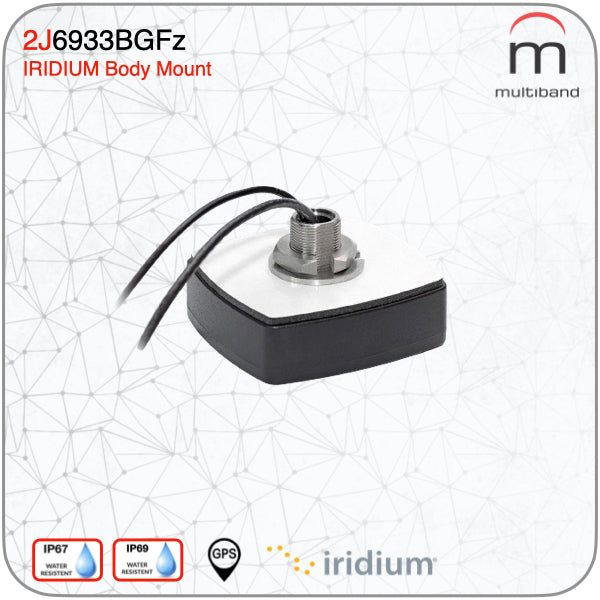 2J6933BGFz Phoenix GPS/GLONASS/Galileo Iridium body/screw mount Antenna - www.multiband-antennas.com