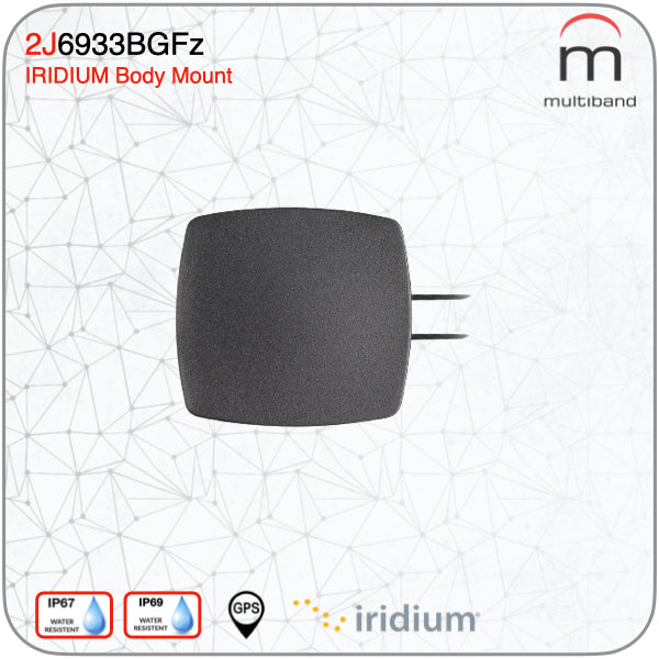 2J6933BGFz Phoenix GPS/GLONASS/Galileo Iridium body/screw mount Antenna - www.multiband-antennas.com
