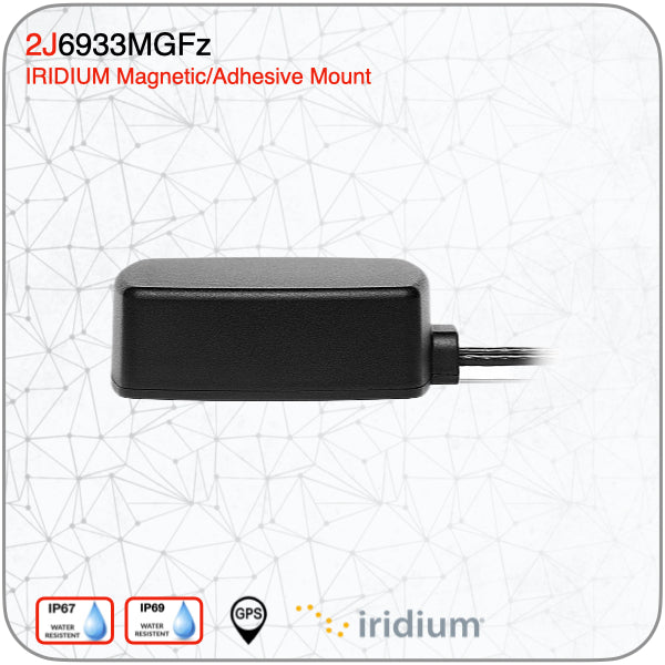 2J6933MPGFz Iridium Certified Phoenix GPS/GLONASS/Galileo Magnetic Adhesive Mount  Antenna - www.multiband-antennas.com