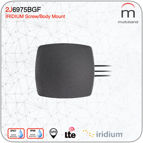2J6975BGF LTE/GNSS/Iridium Certified Body Mount Antenna - www.multiband-antennas.com