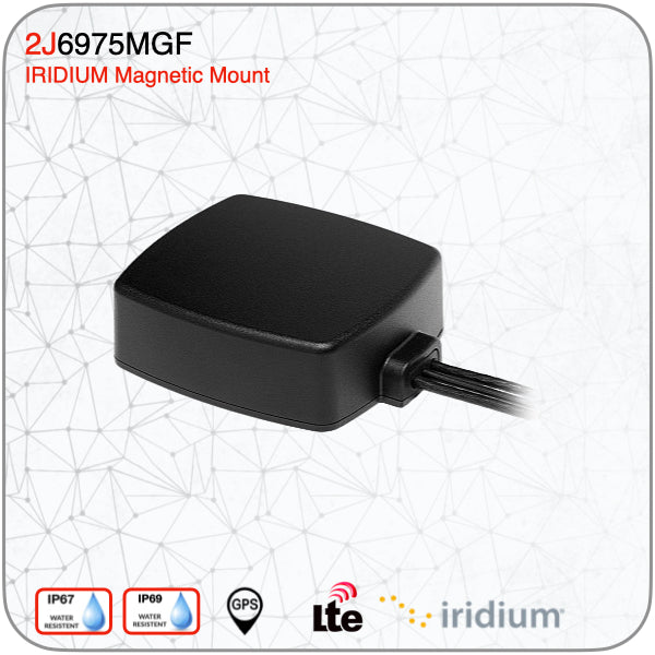 2J6975MPGF 5GNR/4G LTE/3G/2G, GPS/GLONASS/Galileo, Iridium Certified, IP67, IP69 Ground Plane Independent Antenna - www.multiband-antennas.com