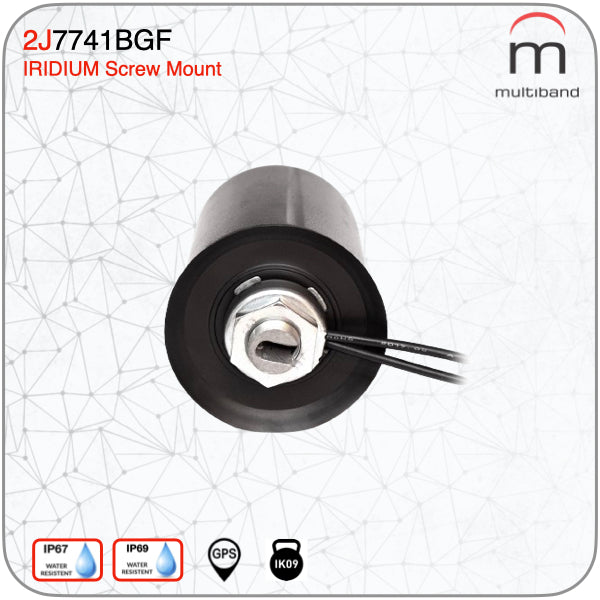 2J7741BGF CELLULAR/LTE & GNSS SCREW MOUNT ANTENNA - www.multiband-antennas.com