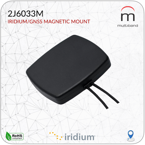 2J6033MGF Iridium/GPS Mag Mount - www.multiband-antennas.com