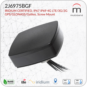 2J6975BGF LTE/GNSS/Iridium Screw Mount - www.multiband-antennas.com
