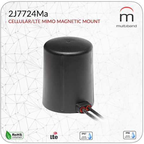 2J7724Ma CELLULAR/LTE MIMO Mag Mount - www.multiband-antennas.com