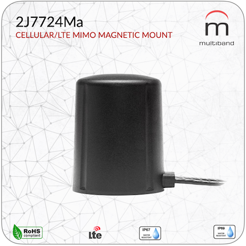 2J7724Ma CELLULAR/LTE MIMO Mag Mount - www.multiband-antennas.com