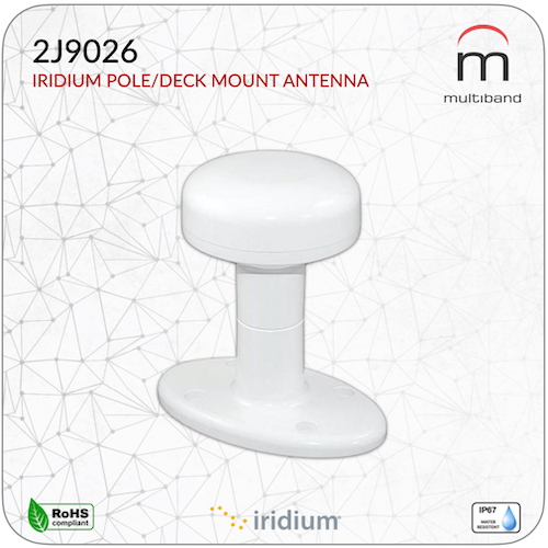 2J9026 Iridium Only Marine Antenna - www.multiband-antennas.com