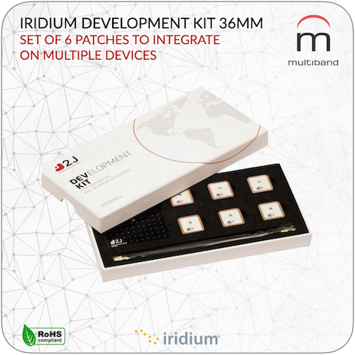 Iridium Ceramic Patch Development Kit 36mm - www.multiband-antennas.com