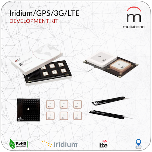 Iridium/GPS/3G/LTE Development Kit - www.multiband-antennas.com